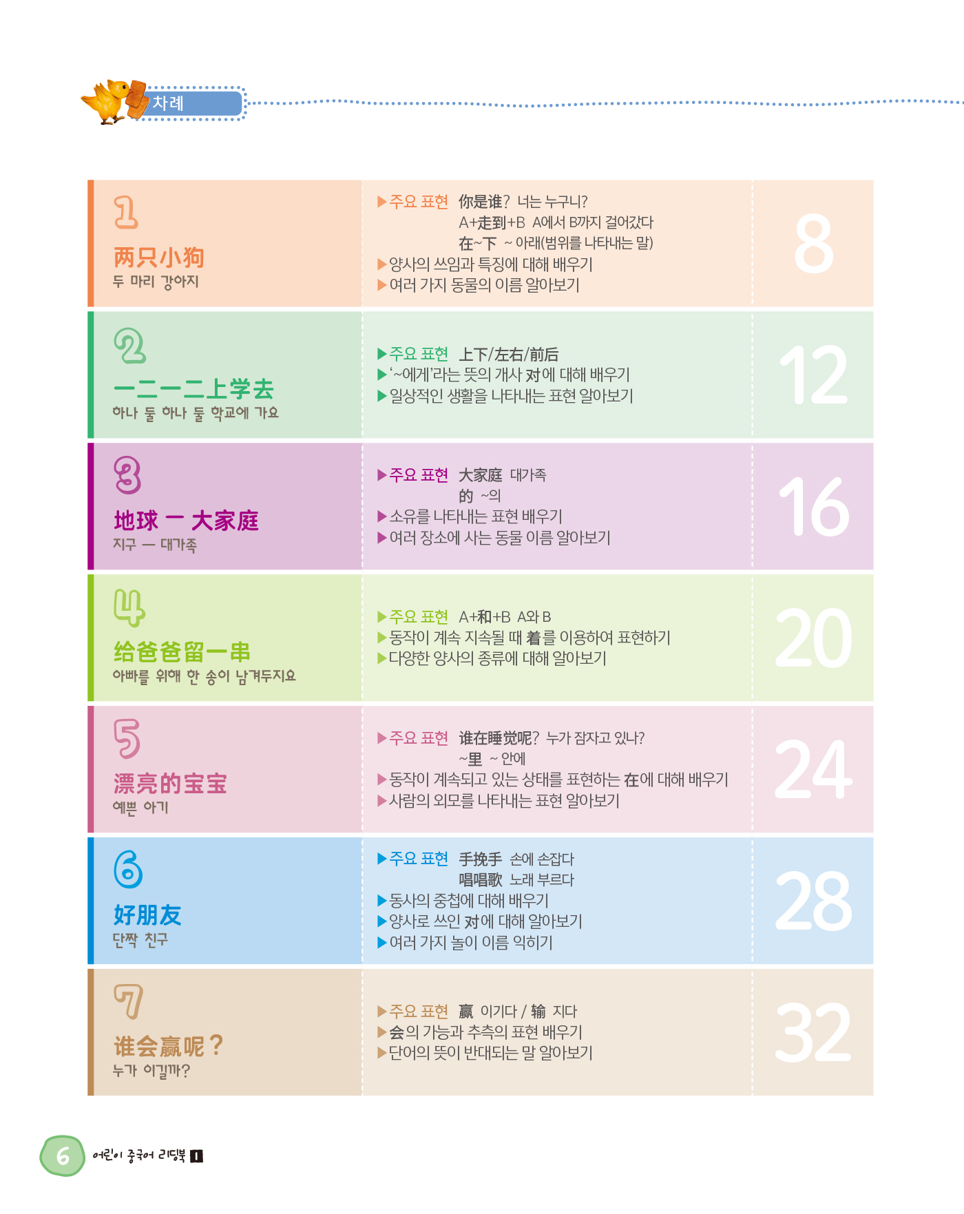 어린이 중국어 리딩북 1(개정판 · 음원QR코드)